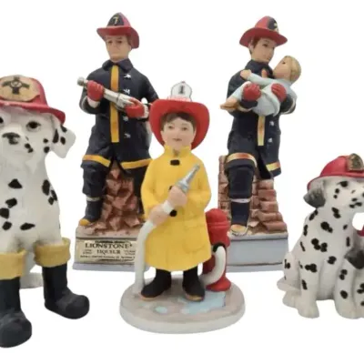 Porcelain Firefighter Collection 