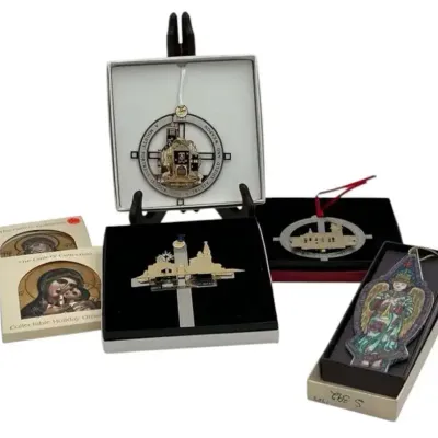 6 Collectible Religious Ornaments With Original Boxes