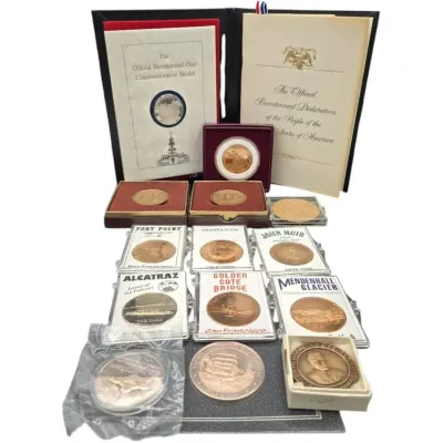 14 Bicentennial & National Park Commemorative Coins 