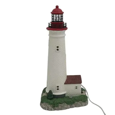 Lighted 2002 Cape May, NJ Lighthouse from Harbor Lights 