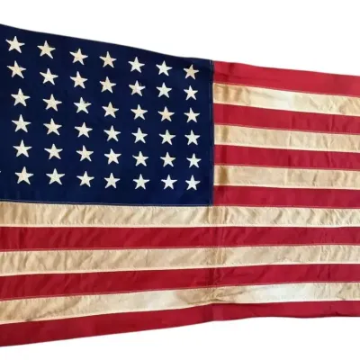 Bull Dog Bunting 48 Star American Flag