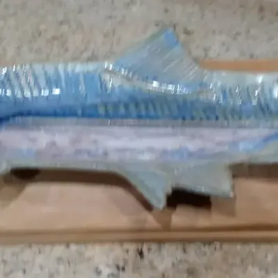 Ceramic Fish Serving Tray & Cedar Fish Boards