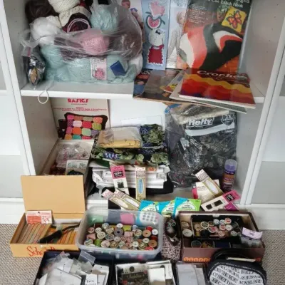 Assorted Sewing and Crocheting Mystery Lot