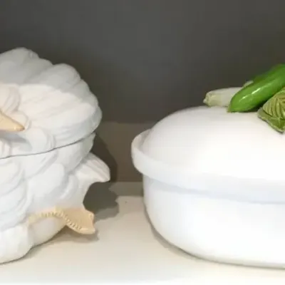 Large Decorative Serving Dish & Goose Soup Tureen