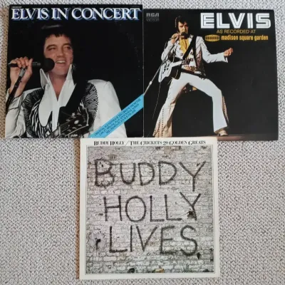 Elvis & Buddy Holly Albums