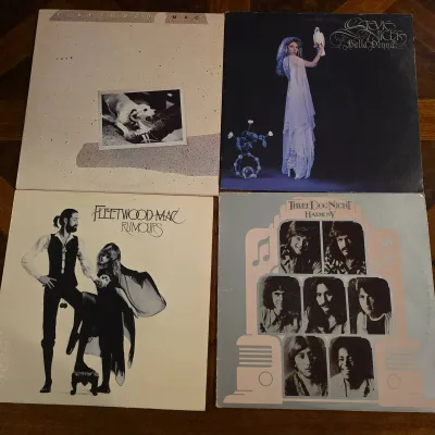 Stevie Nicks, Fleetwood Mac and Three Dog Night Albums