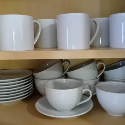 Apilco Coffee Mugs & Teacups With Saucers