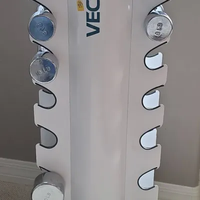 Vertical Vectra DB8 dumbbell rack 