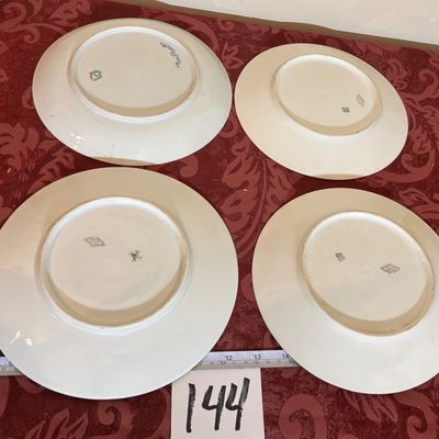 4 Porcelain Plate Lot