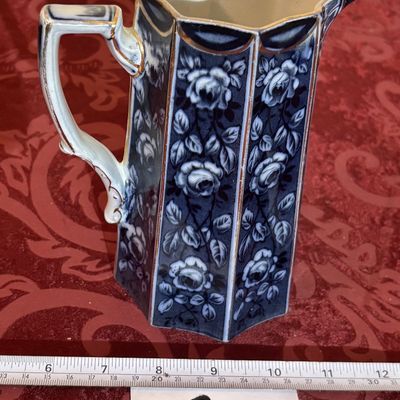 Chipped Vintage Octagonal Pitcher