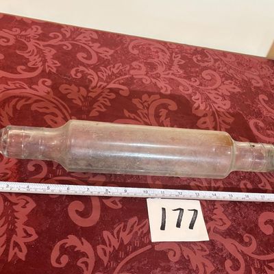 Vintage Roll-Rite Glass Rolling Pin That Holds Ice To Keep Pie Dough Cold
