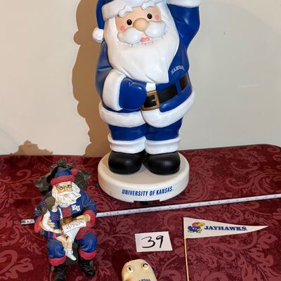 RARE University Of Kansas Mr Christmas Remote Control Santa Server