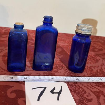 Cobalt Bottle Lot