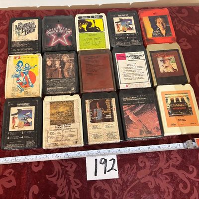 Vintage 8 Track Tape Lot