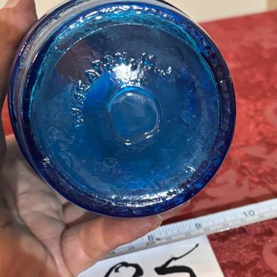 Vintage Dr. Chandler's Jamaica Ginger Root Bitters Blue Wheaton Bottle