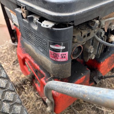 Walk Behind Gas Powered Weed Whip, Briggs & Stratt