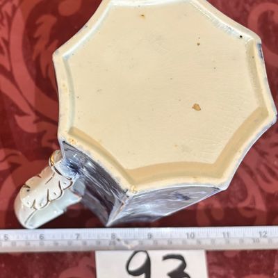Chipped Vintage Octagonal Pitcher