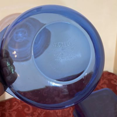 Vintage Pyrex #024 Cobalt Blue Glass 2 Qt. 2 L. Casserole Dish And More