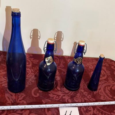 Cobalt Bottle Lot
