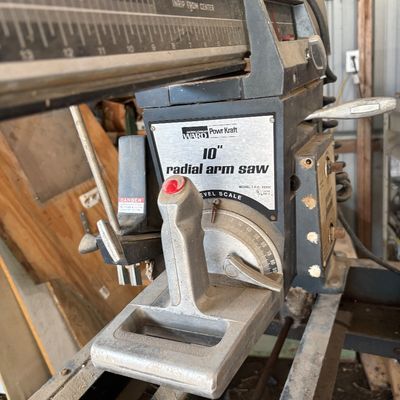 Montgomery Ward Powr-Kraft 10-inch Radial Arm Saw