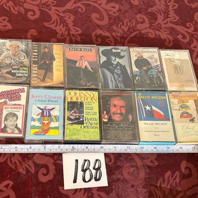 Vintage Cassette Tape Lot