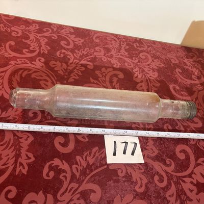 Vintage Roll-Rite Glass Rolling Pin That Holds Ice To Keep Pie Dough Cold