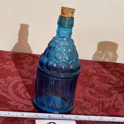 Vintage Wheaton New Jersey Blue 7 ½” Tall McGivers American Army Bitters Bottle