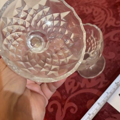 Zajecar 24% Lead Crystal Dish with Lid Made in Yugoslavia