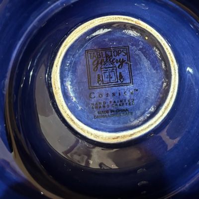 Corsica Cobalt (Blue) Swirl Bowl