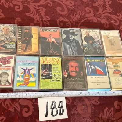 Vintage Cassette Tape Lot