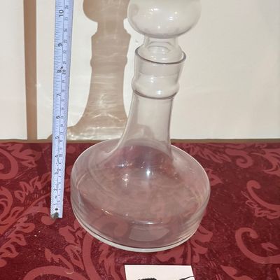?VINTAGE HOLMEGAARRD KASTRUP SHIPS SPIRIT DECANTER GLASS BOTTLE
