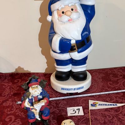 RARE University Of Kansas Mr Christmas Remote Control Santa Server