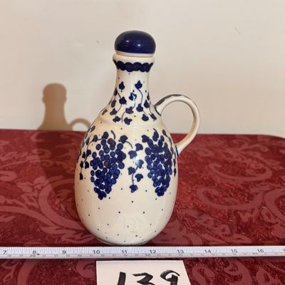 handcrafted Polish stoneware carafe