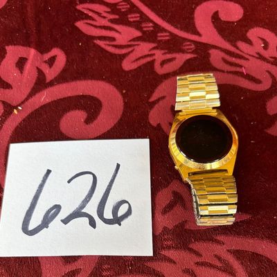 Vintage Red LED Men's Wristwatch