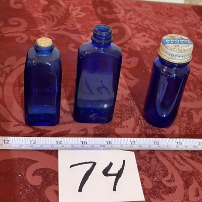 Cobalt Bottle Lot