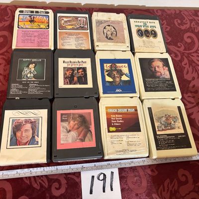 Vintage 8 Track Tape Lot