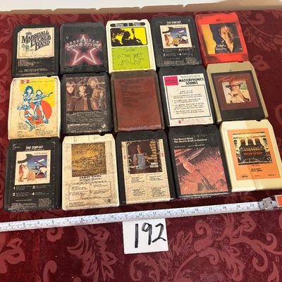 Vintage 8 Track Tape Lot