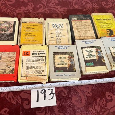 Vintage 8 Track Tapes