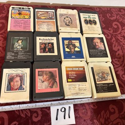 Vintage 8 Track Tape Lot
