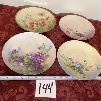 4 Porcelain Plate Lot