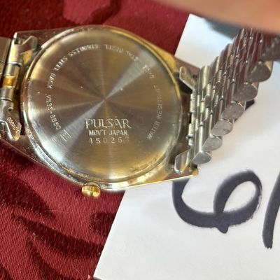 Pulsar men's two-tone quartz Wristwatch