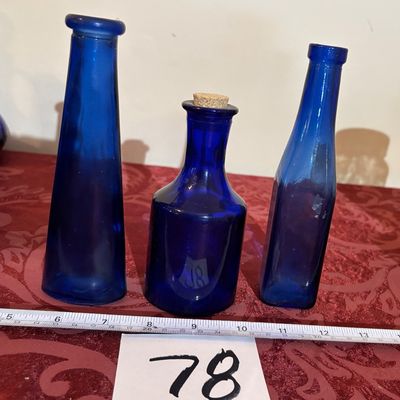 Cobalt Glass Bottles