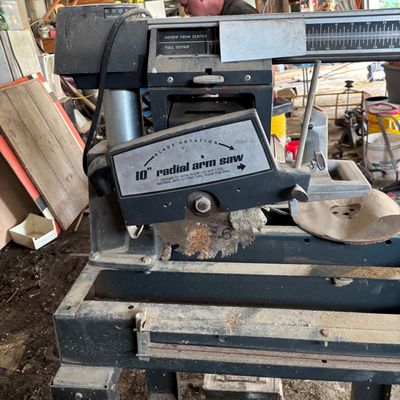 Montgomery Ward Powr-Kraft 10-inch Radial Arm Saw