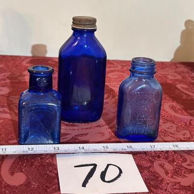 Cobalt Bottle Lot
