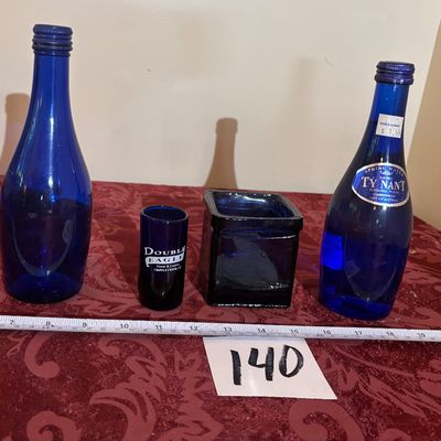 Blue Glass Lot
