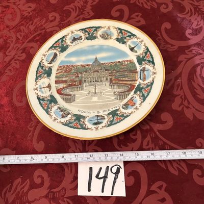 Eschenbach Bavaria Germany Roma S Pietro Collector Plate