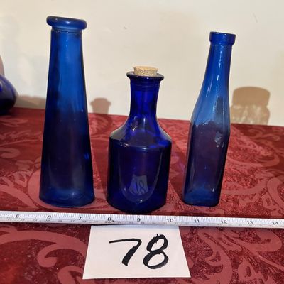 Cobalt Glass Bottles