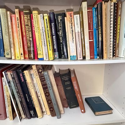 Collection of Vintage Architecture and Sustainable Design Books