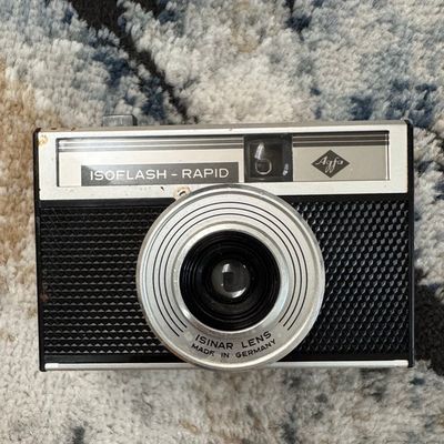 Agfa Isoflash-Rapid C Camera with Flash Unit and Strap