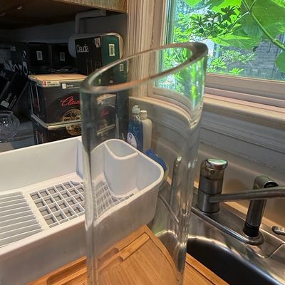 Bohemia Crystal Tall Cylinder Vase